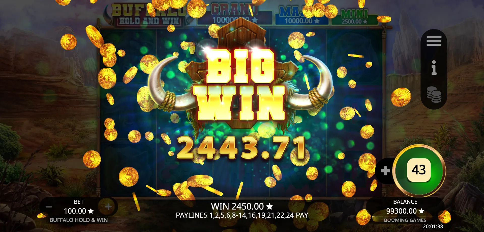 Hold and Win Bonus Round